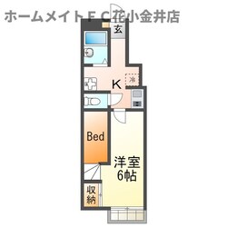 大塚・帝京大学駅 徒歩21分 1階の物件間取画像